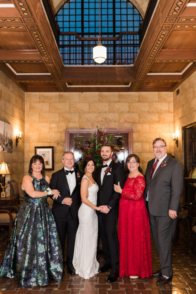 family formals in the Treasury on the Plaza