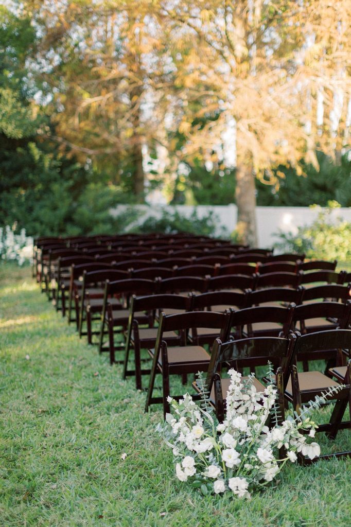 seating options for Luxmore Grande Estate ceremony