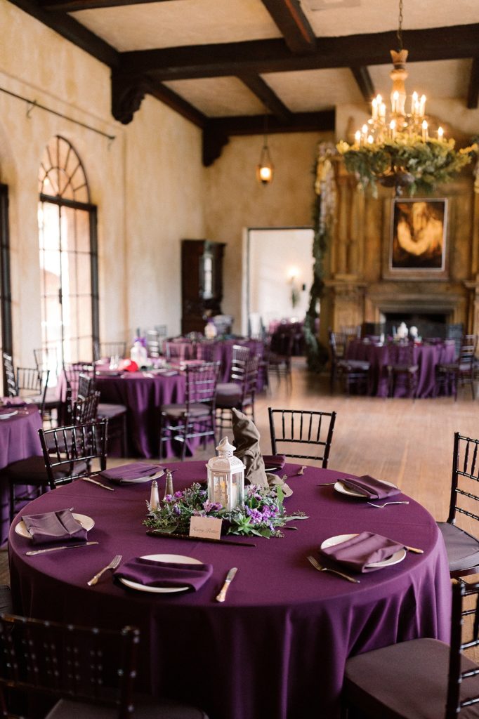 Howey Mansion wedding reception space