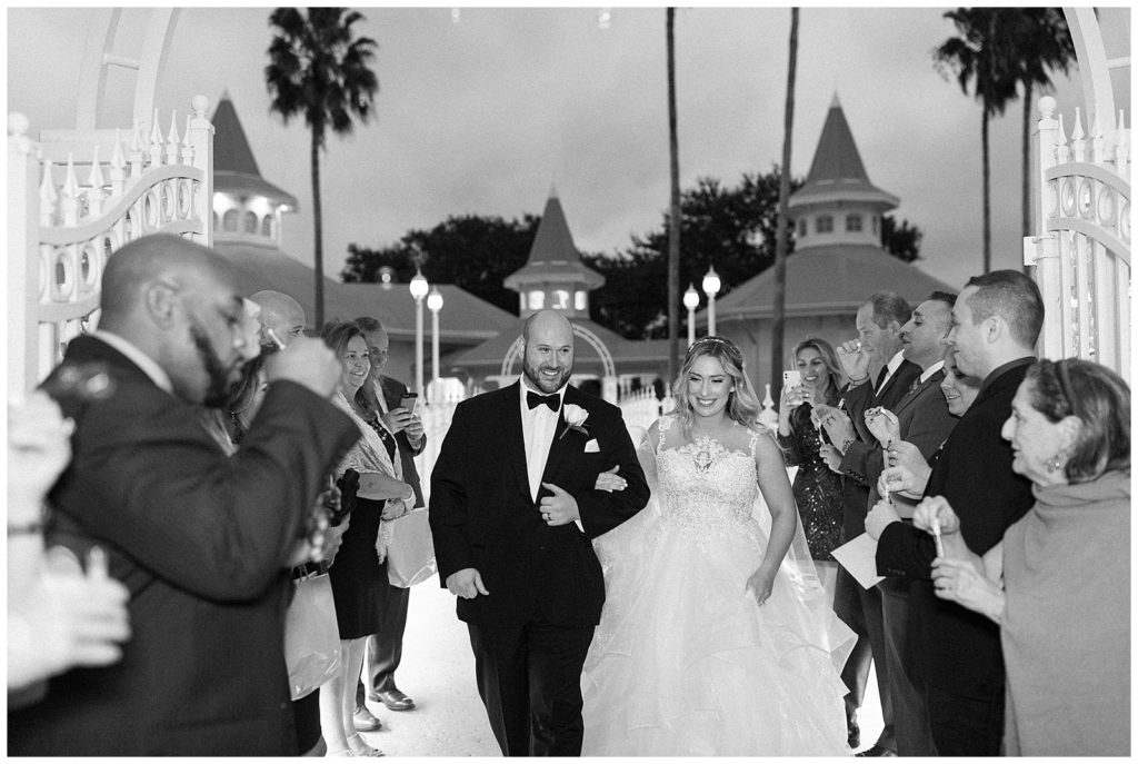 White and Cream Disney wedding pavilion Wedding Photographer Casie marie photography