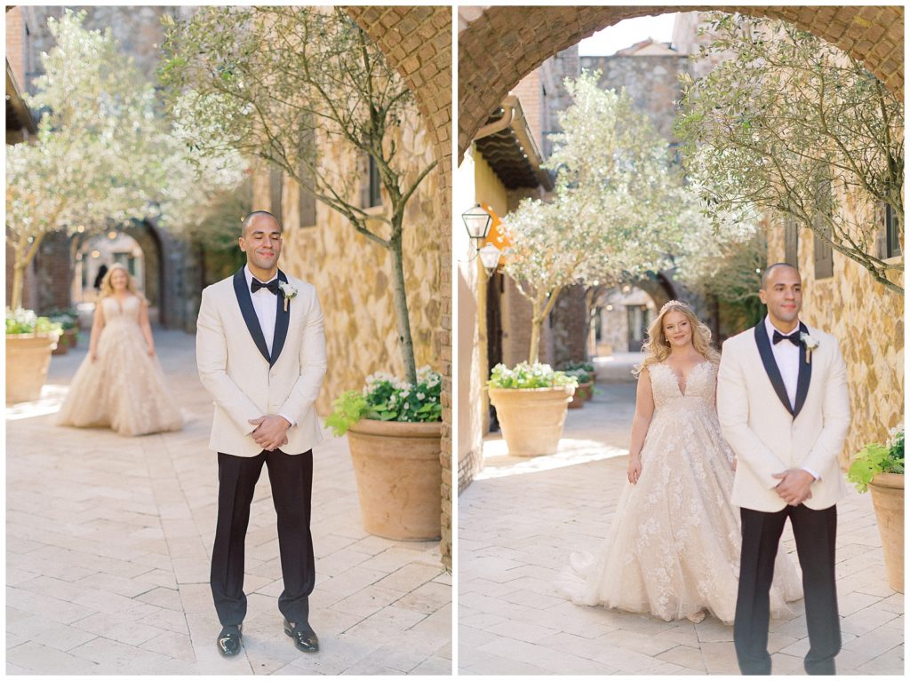 Bella Collina Wedding Casie Marie Photography first look