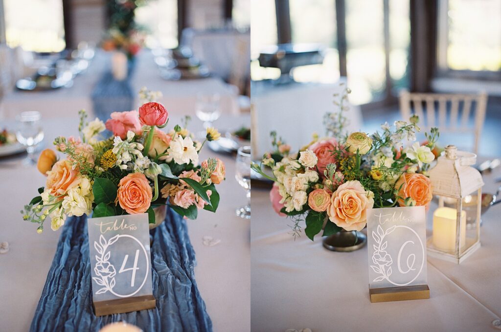 wedding reception details at Kinsleeshop Farm Wedding, captured by North Carolina Wedding Photographer, Casie Marie Photography