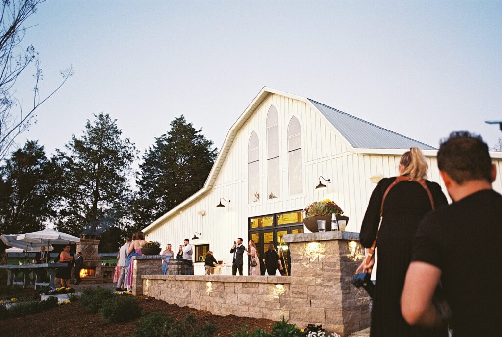Wedding Reception at the Kinsleeshop Farm, captured by North Carolina Wedding Photographer, Casie Marie Photography