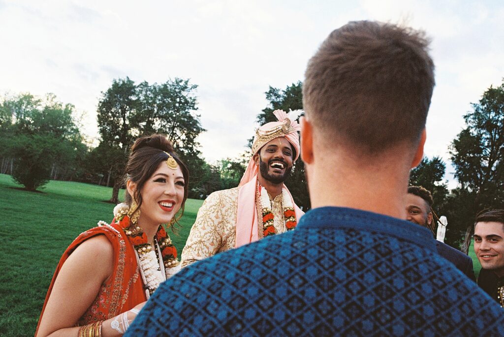 Wedding Party Indian wedding portraits at The Kinsleeshop Farm, photographed by North Carolina Wedding Photographer, Casie Marie Photography