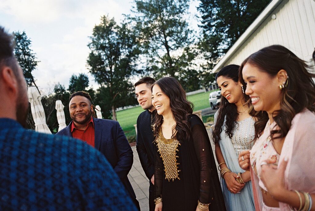 Wedding Party Indian wedding portraits at The Kinsleeshop Farm, photographed by North Carolina Wedding Photographer, Casie Marie Photography