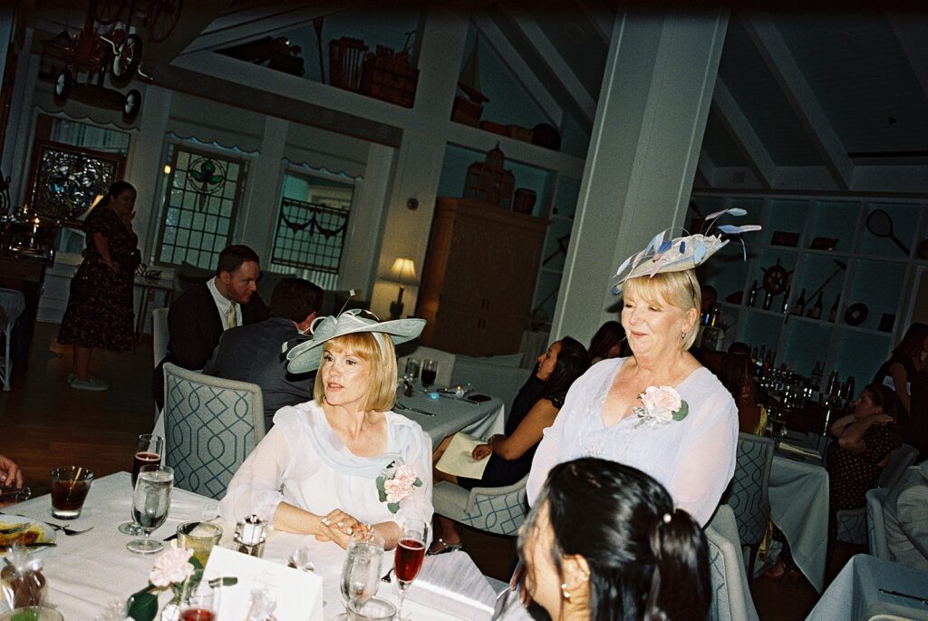 Candid photos during wedding reception at The Attic in Disney’s Boardwalk Resort photographed by Casie Marie Photography