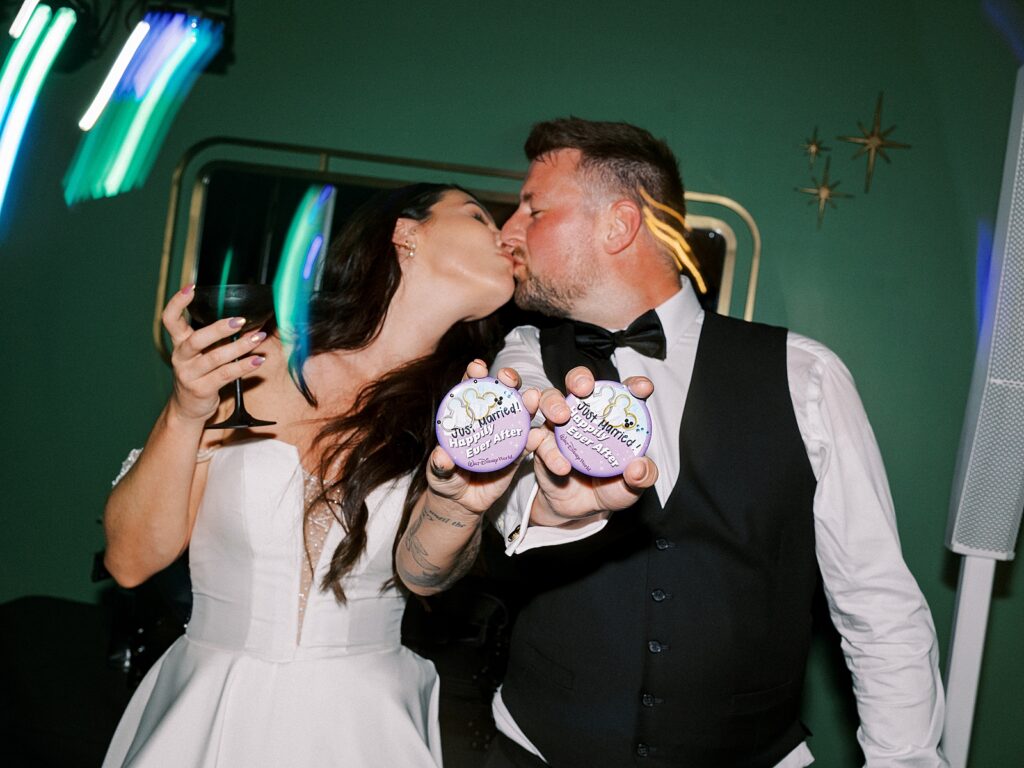 candid reception photos at Disneys Contemporary Resort, photographed by Walt Disney World wedding photographer Casie Marie Photography