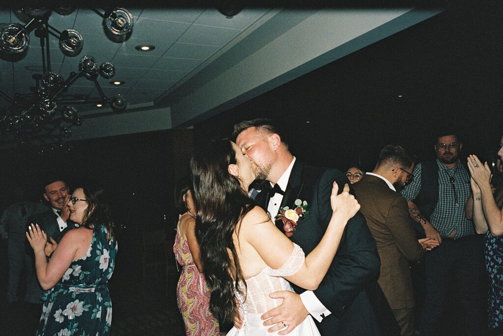 candid reception photos at Disneys Contemporary Resort, photographed by Walt Disney World wedding photographer Casie Marie Photography